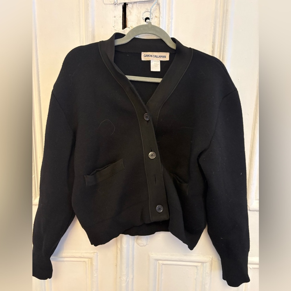 Caron Callahan Black Anny Cardigan